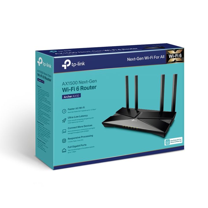 TP-Link%20Wi-Fi%206%20Router%20Archer%20AX10%20Triple-Core%20CPU,%20Gigabit,%20Dual-Band%20OFDMA,%20MU-MIMO,%20Compatible%20with%20Alexa,%20Wireless%20Dual%20Band%20Router,%20Black%20-%20Image%204