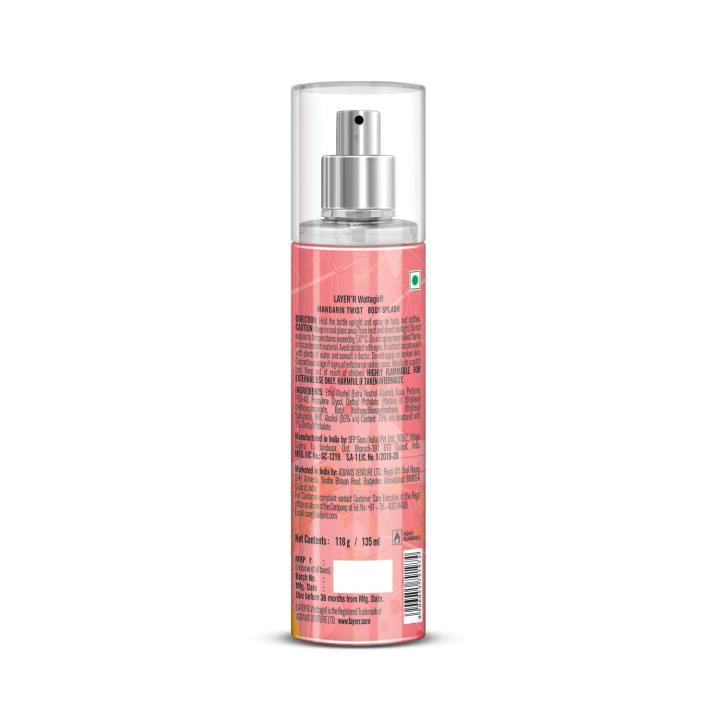 Layer%20Wottagirl%20Mandarin%20Twist%20Body%20Splash%20135%20ml%20Wottagirl%20Perfume%20-%20Image%205
