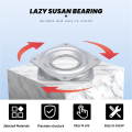 Lazy Ball Bearing Metal Swivel Plate - 72 x 72 x 9 mm. 