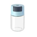 Press-type Glass Sealed Salt Control Bottle Condiment Home Condiment Moisture proof Salt Dispenser Sprinkle Salt Seasoning Bottle Sugar Jar. 