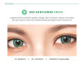 Sunflower Green Two Tone Contact Lens. 
