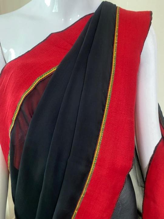 Black/Red%20Chiffon%20Newari%20Saree%20For%20Women%20-%20Cotton%20House%20-%20Image%203