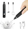 Rechargeable Coffee Bitter Milk Frother Coffee Drink Foamer Whisk Mixer Stirrer Coffee Eggbeater. 