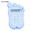 DISICHEN Hot Selling Calculator with High-quality Material Corner Calculator Multifunctional Cute Foot Shape Design Calculator with 8 Digit for Kids. 