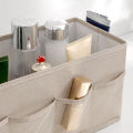 DT(Clearance price) Large Capacity Underwear Organizer Large Capacity Foldable Cosmetic Storage Box with Multi Compartments Mesh for Bedroom for Brushes. 