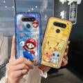 Dirt-resistant Graffiti Phone Case For LG K51/Reflect/L555DL Card sleeve Cover TPU Anti-dust Cute Card bag Waterproof. 