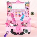 Simulation Pretend Play Lipstick Children's Makeup Toys Portable Makeup Box Children Cosmetic Beauty Set Birthday Gift Eye Shadow Kids Makeup Kit for Girls. 