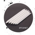 6pcs/set Blending Smudge Stump Stick Tortillon Sketch Art White Drawing Charcoal. 