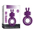 Rabbit Ears Dual Penis Ring Vibrators Vibrating Testis Ring Delay Ejaculation Cook Ring Erotic Sex Toys For Couples. 