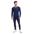 Snow Yak Navy Blue Color Full Sleeve Thermal Set For Men. 