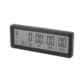 3X Big Digital Countdown Days Timer Clock - 999 Days Count Down Clock Timer for Graduation Lab Kitchen (Black). 