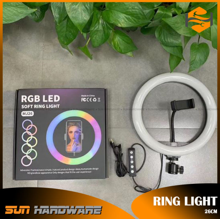 MJ26%20Photography%20Lighting%20RGB%20LED%20Soft%20Ring%20Light%20-%20Image%202