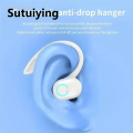 Sutuiying Profesional Anrushide Wireless Headphones Bluetooth Earphone Ear-Hook Mini HIFI Bass Noise New style Cancelling Headset With Micropho Earbuds Sport Game Driving. 