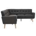 SB Furniture Maintain Sofa Right Corner - Dark Brown (266x205x87cm). 