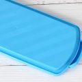 fasdaga 2X Portable Bread Box with Handle Loaf Cake Container Plastic Rectangular Food Storage Keeper Carrier 13Inch. 