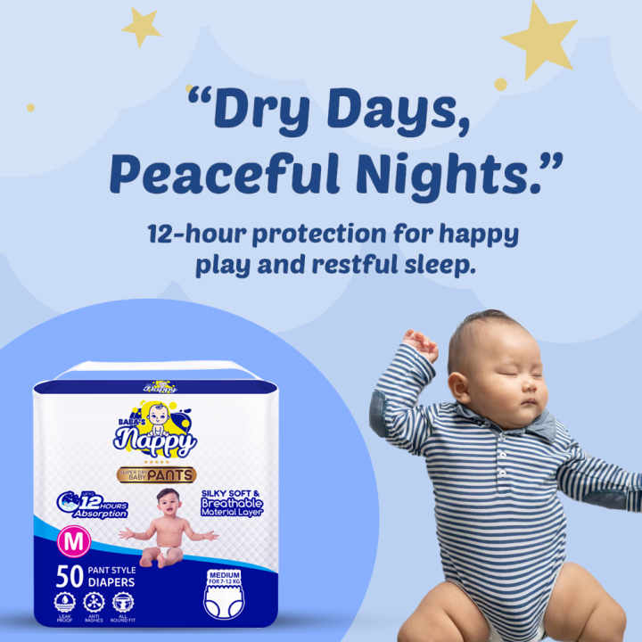 Baba's%20Nappy%20Baby%20Pull%20Up%20Diaper-%20Medium-50Pcs%20-%20Image%203