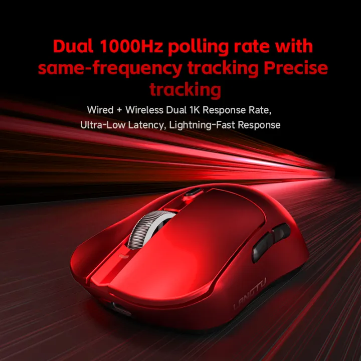 LANGTU%20M8%20Wireless%20Gaming%20Mouse%20Red%201000mAh%20Rechargeable%20Lightweight%20Bluetooth%202.4G%20Wired%20Mouse%2012000DPI%201000Hz%20Type-C%20Gaming%20Mouse%20for%20PC%20Laptop%20-%20Image%204