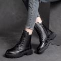 Martin Boots Chunky Boots Women Winter Shoes Comfortable Waterproof Ankle Boot Platform Boots. 