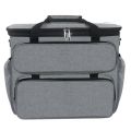 1 Pcs Grey Sewing Machine Accessories Storage Container Bag. 