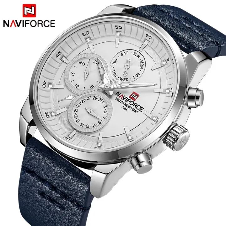 Naviforce%20-%20NF9148%20Men's%20Analogue%20Quartz%20Watch%20Leather%20Strap%20Waterproof%20-%20Image%207