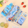 Back To School Pencil Eraser 8 in Stationery Set Pencil Sharpener Ruler Notebook Students Prize Set Water Bottle Cartoon Stationery Set with Tumbler Birthday Present. 