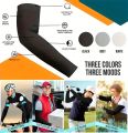 Thick Fabric Ice Silk Sports Anti-UV Anti Fatigue Safety Unisex Arm Sleeves. 