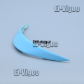 Difutagui Motorcycle Helmet Rear Spoiler Replacement Original for AGV K3SV Tail Parts Accessories. 