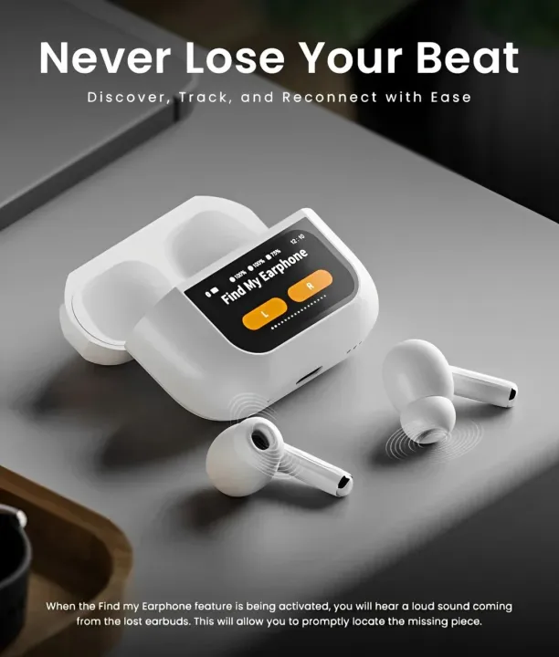 Cizzy%20A9%20pro/%20Pro/%20airpods%20Touch%20Screen%20ANC%20Wireless%20Earbuds%20Headset%20TWS%20Noise%20Cancelling%20Earbud%20Bluetooth%20Headphone%205.4%20Support%20APP%20Long%20Battery%20life%20orignal%20airpods%20pro%20-%20Image%205