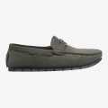 Green Casual Loafer Shoes For Men. 