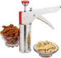 Stainless Steel Kitchen Press Cookies Maker, Traditionally Indian Multi Types of Snacks Making Kitchen Tool. 