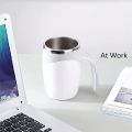 Automatic Coffee Mug With Magnetic Stirrer. 