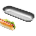 FORIDE 15 Pcs Hot Dog Mold Carbon Steel Sausage Non Stick Bakeware Oval Hot Dog Bun Baking Pan for DIY Homemade Bread Tool. 