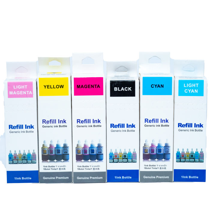 (B&W) Refill Ink Set Compatible For epson  L220 L360 L365 L380 L100 L110 L120 L210 Printer