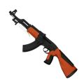 Folding Toy Gun AK-47 Model Plastic Bullet Shooting. 