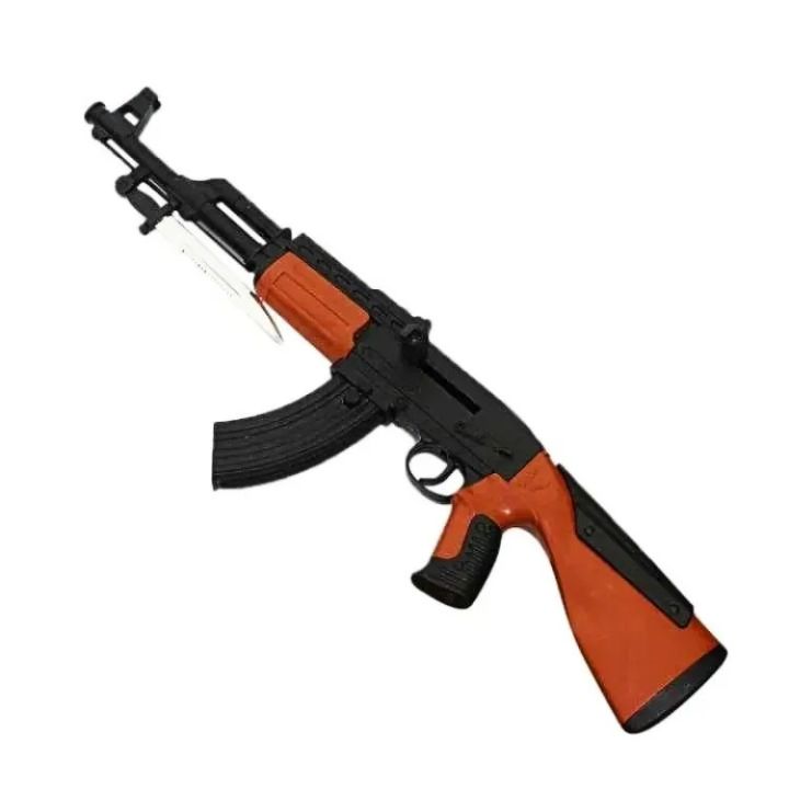 Folding Toy Gun AK-47 Model Plastic Bullet Shooting