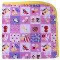 Newborn Baby Waterproof Bed Protector Sheet: Cotton Plastic, Multicolor. 