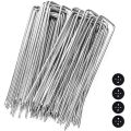 Ground Pegs,Garden Pegs Metal,Ground Pegs Garden,Garden Pegs for Netting, for Securing Fabric,Netting,Ground Sheets. 