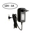 12V 1A Adapter/ Charger AC/DC, SMPS for PC, LCD Monitor, TV, LED Strip, CCTV- 12Volt 1Amp Power Adapter For Gaming Equipment,Piano -Worldwide Adapter AC/DC. 