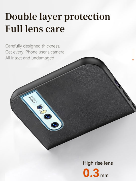 Lereach%20For%20vivo%20V15%20Pro%20/%20S1%20Pro%20Case%20Luxury%20Sheepskin%20Leather%20Shockproof%20Matte%20Back%20Cover%20-%20Image%203