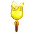 Creative Tulip Shape Plant Automatic Watering System Balls Plastic Decorative Drip Irrigation Stakes Clear Self Watering Globes. 