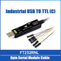 Industrial USB to TTL (C) 6pin Serial Module Cable FT232RNL for 5 Serial Port Debugging Module, Fine Workmanship. 