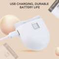 Electric Scissors Rechargeable Mini Clippers for Children Adults Automatic Nail Trimmer Manicure Polishing with Light. 