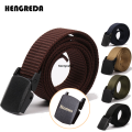 Pants belt travel outdoor men's tactical 2019] A470AE32 [nylon belt adjustable plastic belt 120cm130cm. 