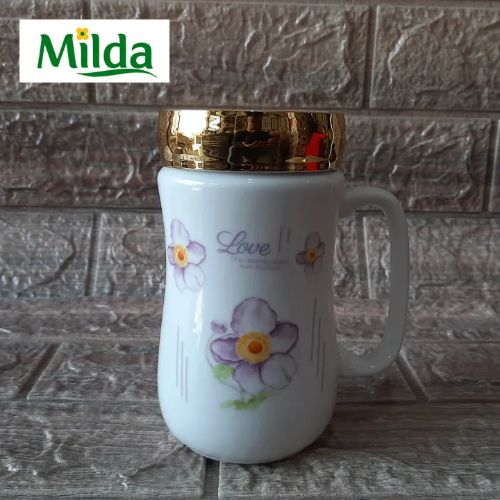 Milda%20Ceramic%20Coffee%20Mug%20Tea%20Cup%20Milk%20Mug%20White%20Decal%20with%20mirror%20lid%20400%20ml%20-%20Image%204