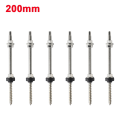 20cm Solar Hanger Bolts Solar Panel Roof Mounting Screws M10 Solar PV Panel Mounting Bracket for Fixing Solar Panel 6Pc Easy to Use. 