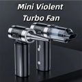 Handheld Duct Fan 100000RPM Mini Violent Turbo Fan 4500Pa Wireless Electric Dust Blower Brushless Motor Portable Charging Handheld Vacuum Cleaner Car Vacuum. 