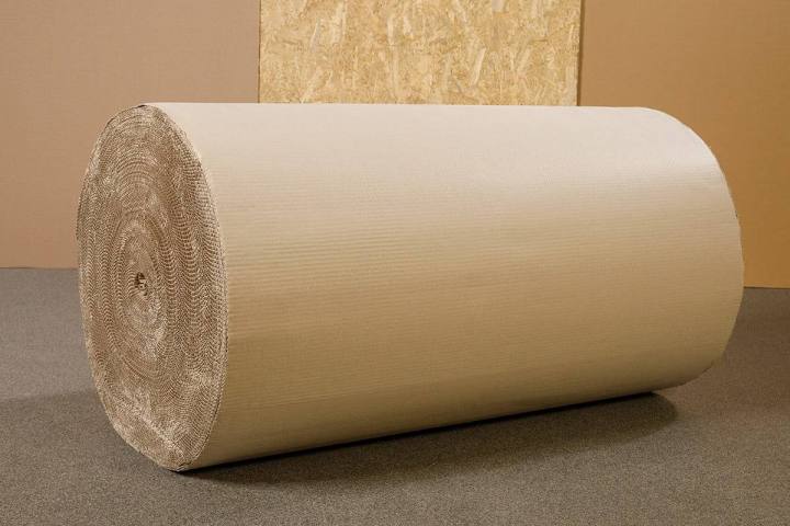50 Meters * 96 cm of 2-Ply Long Roll of Flexible Multipurpose Thick Brown Paper Corrugated Cardboard Cartoon Paper Rolls / Roll / Sheet / Sheets