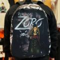 Roronoa Zoro Printed Polyester Backpack For Unisex | Printed Casual Unisex Backpack | Anime Printed Backpack. 