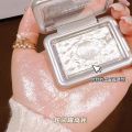 LEINTO Dream Floating Wave Highlighter Powder Natural Three-Body Brightening Finishing Pearlescent Contour Blush Powder. 