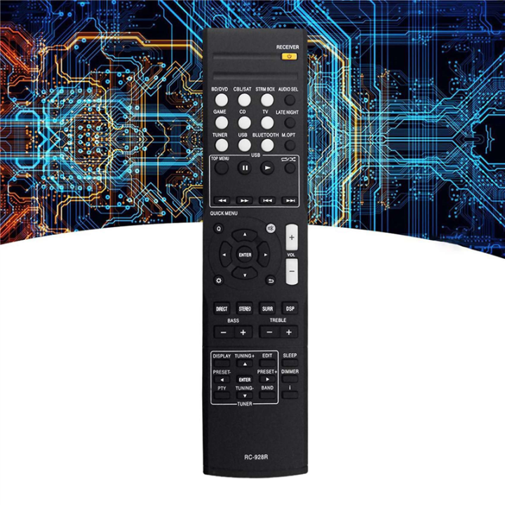 NAMUNY%202X%20RC-928R%20Replace%20Remote%20Control%20for%20AV%20Receiver%20HT-S3900%20HT-R397%20TX-SR373%20HT-P395%20-%20Image%203